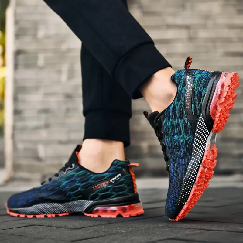 High Quality 2025 Non-slip Wear-resistant Breathable Mesh Flying Weaving Explosion Fashion Casual Men's Shoes Outdoor Shoes_vogvips.com