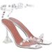 Manufacturer Wholesale Crystal With Transparent Studs, Thin Heels, Single Strap High-heeled Sandals In European And_vogvips.com