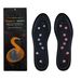 Leather magnetic therapy insole 8 magnetic massage breathable health care magnetic iron insole_vogvips.com