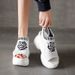 Women's Sandals Rose Popular Version Platform Bottom Flying Woven Open Toe Thick Bottom Sports Style Casual Sandals Trend_vogvips.com