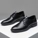 Plus Size Men's Business Leather Shoes Formal Wear Thick Soled Low Heeled Casual Style British Style_vogvips.com