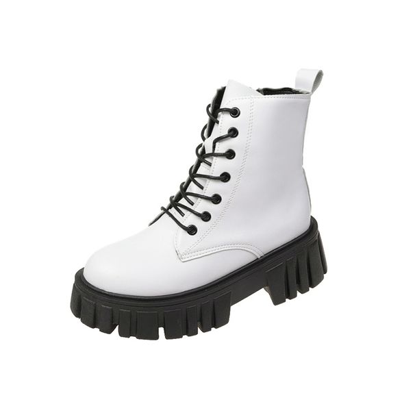 Martin Boots Women 2025 Autumn/Winter New British-style Thick-soled Mid-calf Women's Leather Boots_vogvips.com