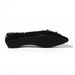 Cameido Retro Suede Pointy Toe Women's Flats With Rhinestones Slip On Soft Sole Casual Fashion Shoes_vogvips.com