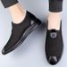 Men's Breathable Mesh Slip On Shoes Summer Hollow Out Casual Walking Shoe Non-slip Rubber Sole Lightweight Comfortable_vogvips.com