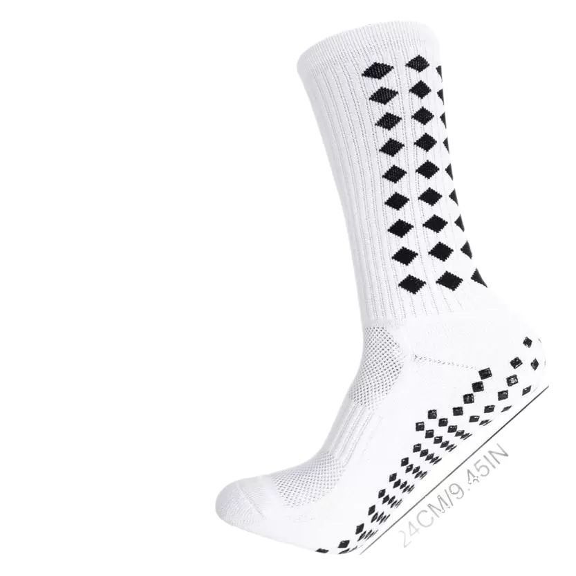Anti-Slip Dotted Football Socks – Cushioned Mid-Cut, Moisture-Wicking & Breathable For Men & Women (Unisex, Multi-Color, Quick-Dry Polyester)_vogvips.com