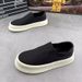 Men's Summer 2025 New Thick-Soled Versatile Casual Shoes, Lightweight Slip-On White Sneakers_vogvips.com