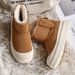 Men's Shoes Niche Genuine Leather Snow Boots Men's Warm Non Slip Fur And Fur Short Boots Casual Low Top Cotton Shoes Women_vogvips.com