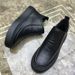 European Warm Series Men's Martin Winter British Style With Fleece Lining Warm High-top Leather Trendy Versatile Cotton Boots_vogvips.com