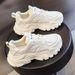 New Spring And Autumn Breathable Height-Increasing Black Dad Shoes Women, Versatile Platform Sneakers For Petite Feet_vogvips.com