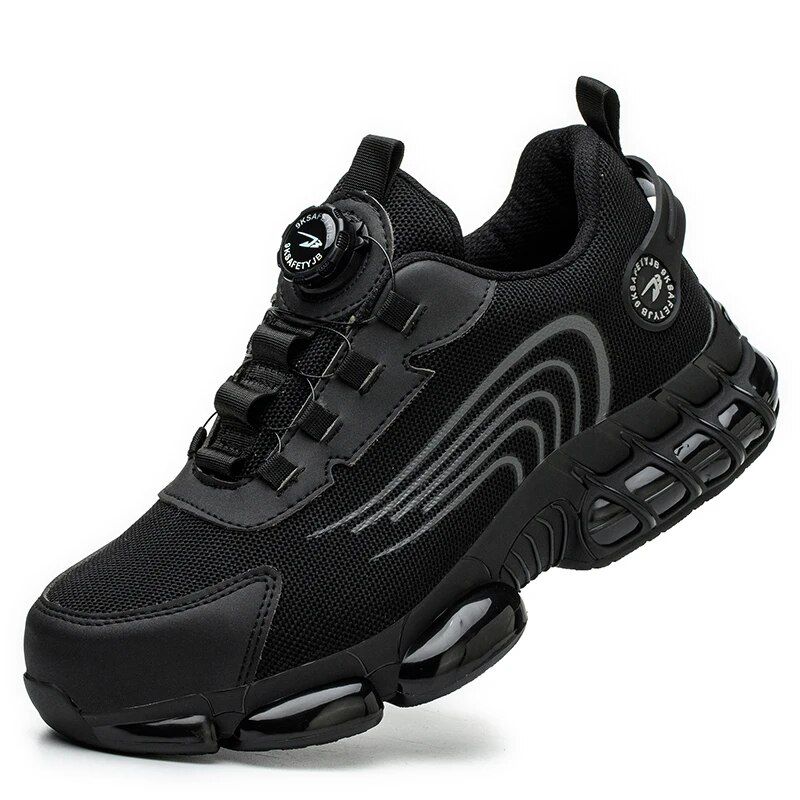 Rotating Button Safety Shoes Men Work Sneakers Indestructible Shoes Puncture-Proof Protective Shoes Work Boots Steel Toe Shoes_vogvips.com
