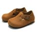 SHLIANG Autumn Winter New Children's Cork Leather Shoes For External Wearing Baotou Boys' Casual Shoes Girls' Baby Unisex Single Shoes Y0591_vogvips.com