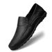 New Top Layer Cowhide Fashion Casual Leather Men's Loafers Slip-On Driving Shoes Large Size_vogvips.com