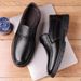 Middle-aged Genuine Leather Breathable Autumn New Thick-soled Casual Non-slip Soft-soled Slip-on Men's Shoes_vogvips.com