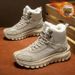 Winter High-Top Fleece-Lined Thick Martin Boots, Outdoor Functional Sports Hiking And Mountaineering Boots, Large-Size C_vogvips.com