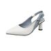Summer Women's Bow Sandals Color Block Pointed Toe Closed Open Back Design High Heels Plus Size French Style_vogvips.com