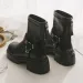 Designer Boot Sheepskin Edition~Maillard With Skirt Knight Black British Style Martin Short Boots For Women Booties 000_vogvips.com