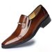Men's Fashion Gradient Loafers - Breathable Business Casual Shoes With Rubber Sole (Sizes 38-48, Black/Brown)_vogvips.com