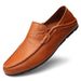 ShoeVault Autumn Men's Genuine Leather Large Size Loafers Breathable Flat Fashion Business Casual Outdoor Trendy Shoes_vogvips.com