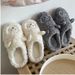 Women Cute Cartoon Girly Indoor Home Soft Sole Plush Couple Dormitory Cotton Slippers For Men Winter_vogvips.com
