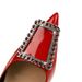 BIGTREE Nude Pumps Patent Leather High Ladies Metal Rhinestone Luxury Stilettos Heels Party Shoes Women_vogvips.com