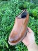 European Warm Series Men's Single Layer Low Top Flanging Casual Side Zipper Leather Soft Bottom Formal Business Wedding Groom Shoes_vogvips.com