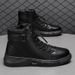 Men's Classic Chelsea Boots - Waterproof & Comfortable Ankle Boots With Cushioning For Casual Wear (Sizes 39-48) Solid Color Chelsea Boots_vogvips.com