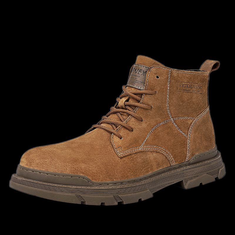 New Leather Spring Men's Shoes High-top Men's Heightening Tooling Martin Boots_vogvips.com
