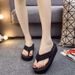 New High, Medium, And Low Heel Thick-Soled Slippers Women, Summer Beach Sandals, Women's Fashionable Outdoor Flip-Flops_vogvips.com