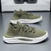 Summer New Breathable Mesh Coconut Men's Korean Version Versatile Thick Sole Fly Woven Sports Casual Dad Shoes_vogvips.com