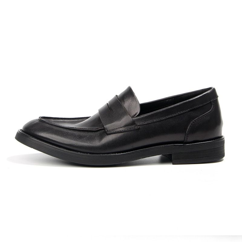 New Releases In December Loafers With Inner Stitching Retro Distressed Leather Shoes Casual Slip-On First Layer Cowhide 1107-16_vogvips.com