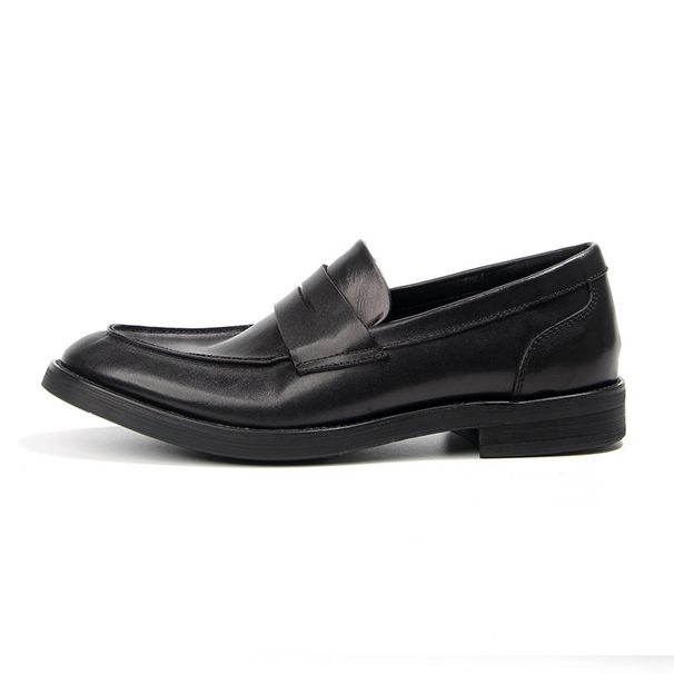 New Releases In December Loafers With Inner Stitching Retro Distressed Leather Shoes Casual Slip-On First Layer Cowhide 1107-16_vogvips.com