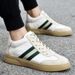 Fleece Shoes Men's Round Head Casual Men's Board Shoes Front Lace-up Flat Bottom Work Men's Shoes_vogvips.com