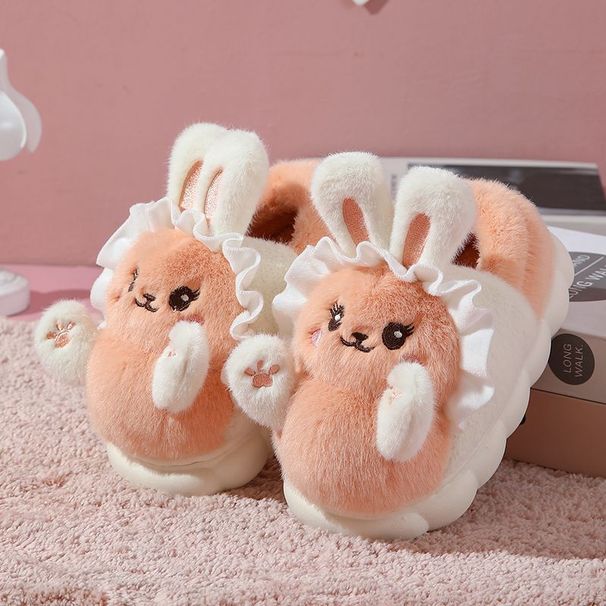 MTX New Cotton With Heel, High-end Cold-proof And Warm Indoor Non-slip Parent-child Shoes, Same Style Dirt-resistant_vogvips.com
