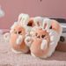 MTX New Cotton With Heel, High-end Cold-proof And Warm Indoor Non-slip Parent-child Shoes, Same Style Dirt-resistant_vogvips.com