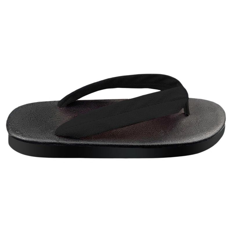 Japanese-style Soft Sole Geta Sandals, Unisex Flip-Flop, Flat Wooden Beach Slippers, Women Summer Casual Outdoor Clogs_vogvips.com