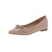 2025 Fall New Slip-On Bowknot Women's Pointed Toe Versatile French Fashion Shallow Flat Heel Shoes_vogvips.com