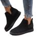 Large Size Women's New Flat Bottomed Suede Elastic One Foot Casual Board Shoes, Sports And Fashionable Single Shoes_vogvips.com
