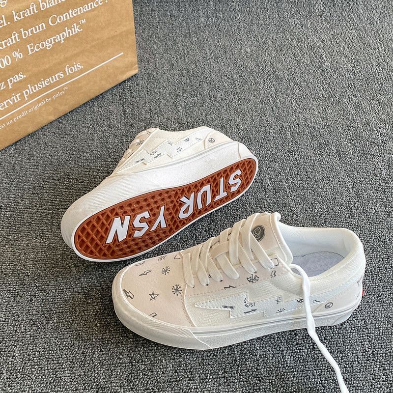 Women's Fashionable Retro Skateboard Shoes Casual Style Lightweight Comfortable For Students And Streetwear New Autumn_vogvips.com