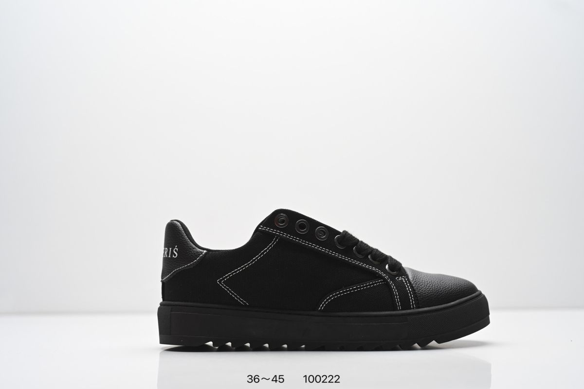 Men's Shoes, Board Shoes, Flat Bottomed Casual Versatile Canvas Shoes, Low Cut Trendy And Fashionable Couple Casual Sports, White Board Shoes_vogvips.com