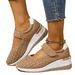 large-size Thick-soled Spring-summer New Fashion Wedge Sneakers And_vogvips.com