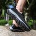 Summer Breathable Men's Hollow Mesh Outdoor Mountaineering Anti Slip Amphibious Fishing Shoes For Men_vogvips.com