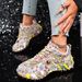 Women's European Style Low Top Shoes with Rhinestone Durian Sole Non Slip Sports Casual Single Shoes 2026 New Dad Shoes_vogvips.com