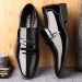 Men's Leather Shoes Paten Oxford Shoes For Men Slip On Bright Leather Business Casual Shoes Footwear Pointed Toe Shoes For Man_vogvips.com