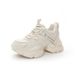 Dad Sneakers Air Cushion 2025 Spring New Thick Sole Height Increasing Sports Casual Women Functional Style Dance Shoes_vogvips.com