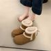 Vintage Thick-Soled Platform Non-Slip Snow Boots For Women Autumn Winter New Fleece-Lined Thickened Warm Casual_vogvips.com