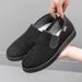 Shoes Men's 2025 Spring New Comfortable Soft-soled One-pedal Canvas Shoes Breathable Non-slip Single Shoes Outdoor Shoes_vogvips.com