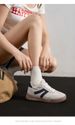 26 Model Women's And Men's White Sneakers With Good Breathability And Casual Design_vogvips.com