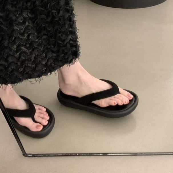 Leopard-patterned Zigzag Flip-flops For Women, Trendy Summer 2026 Style, Beach Shoes, Flip-flops_vogvips.com