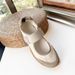 New Top Version Miu Brand Velcro Mary Jane Women Casual Ballet Cookie Shoes_vogvips.com