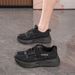 Summer Women's Breathable Mesh Sports Shoes, Korean Version Versatile Thick-Soled Casual Soft-Soled Mesh Sneakers, Dad S_vogvips.com